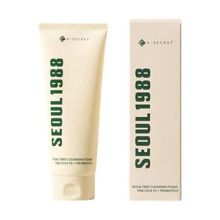 K-SECRET SEOUL 1988 Cleansing Foam : Pine Cica 1% + Probiotics